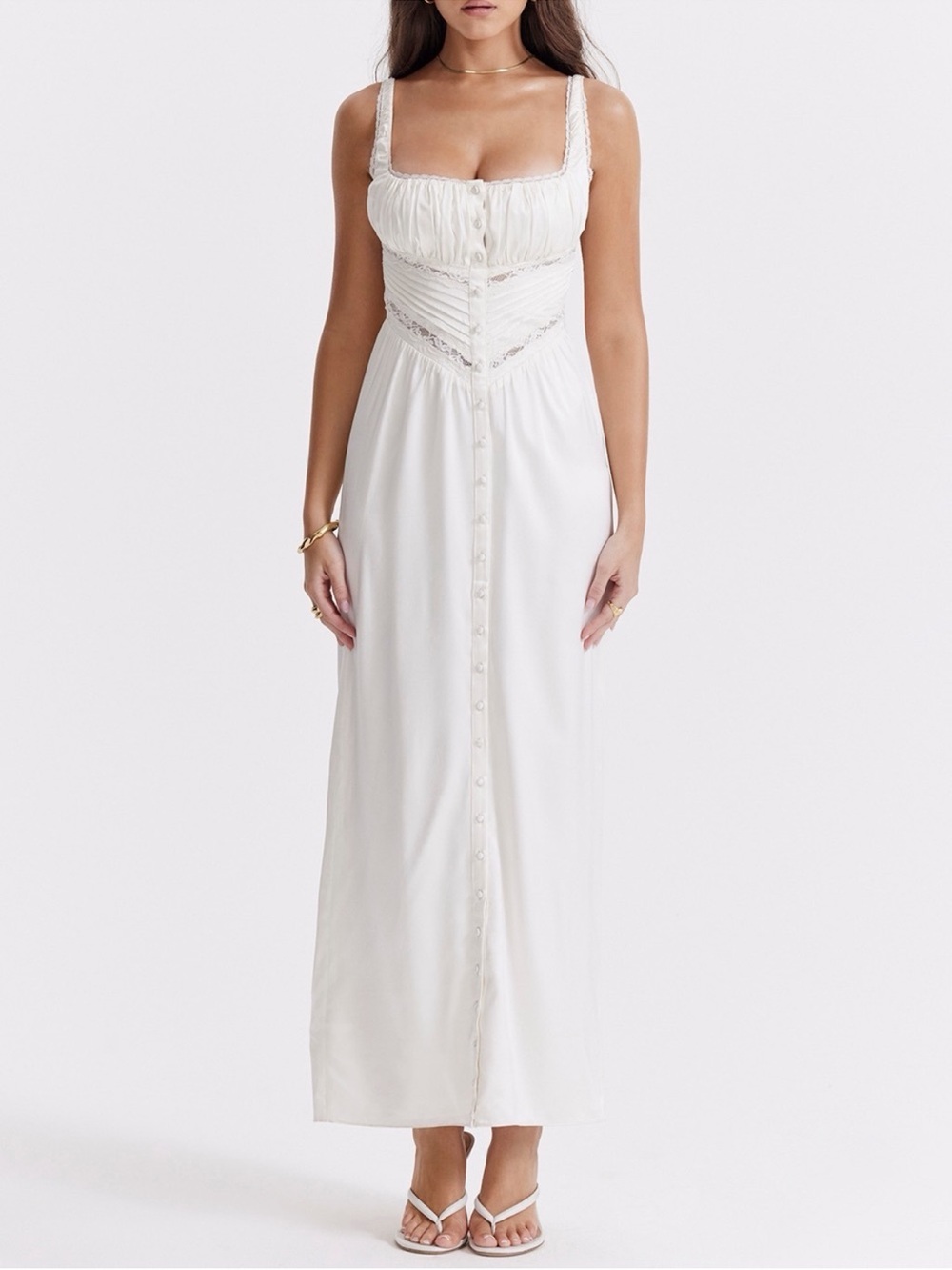 House Of CB Illiana Silk Maxi Dress